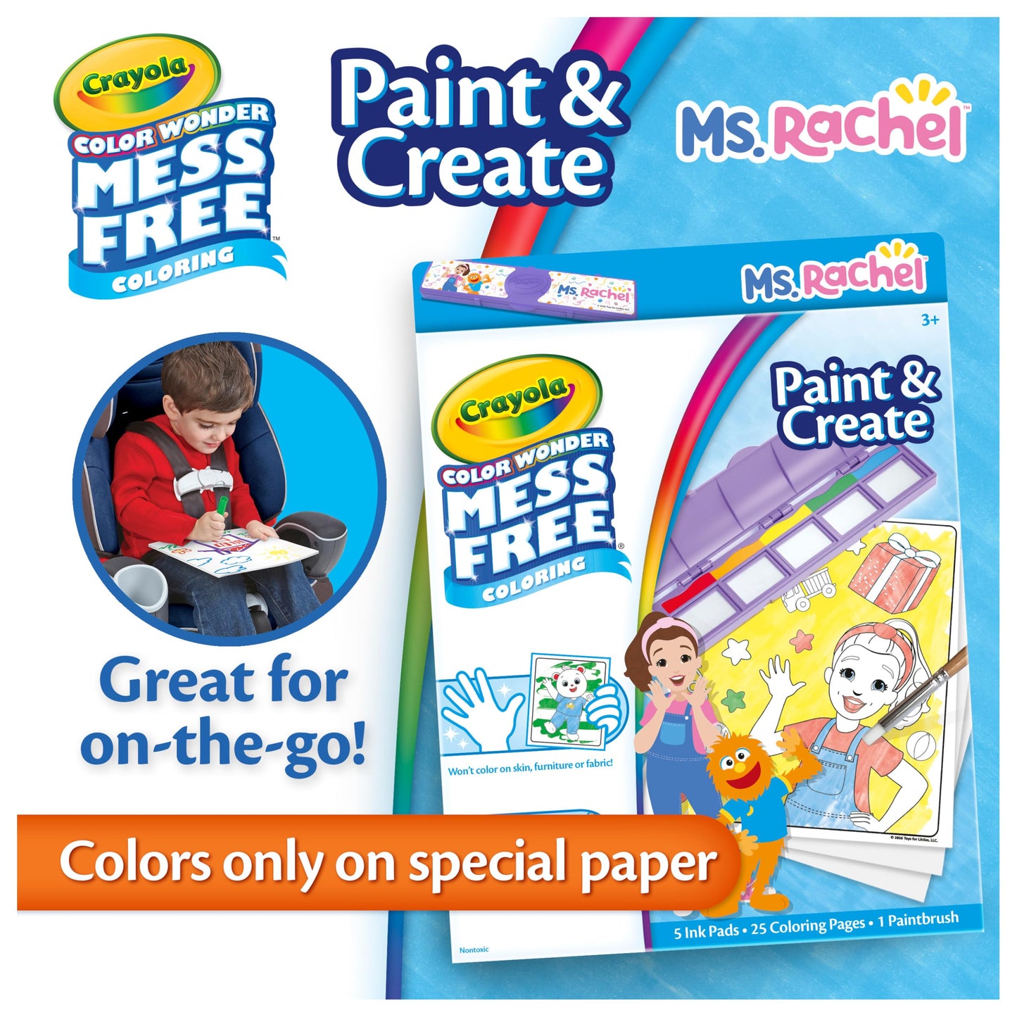 Crayola Color Wonder Paint & Create Set