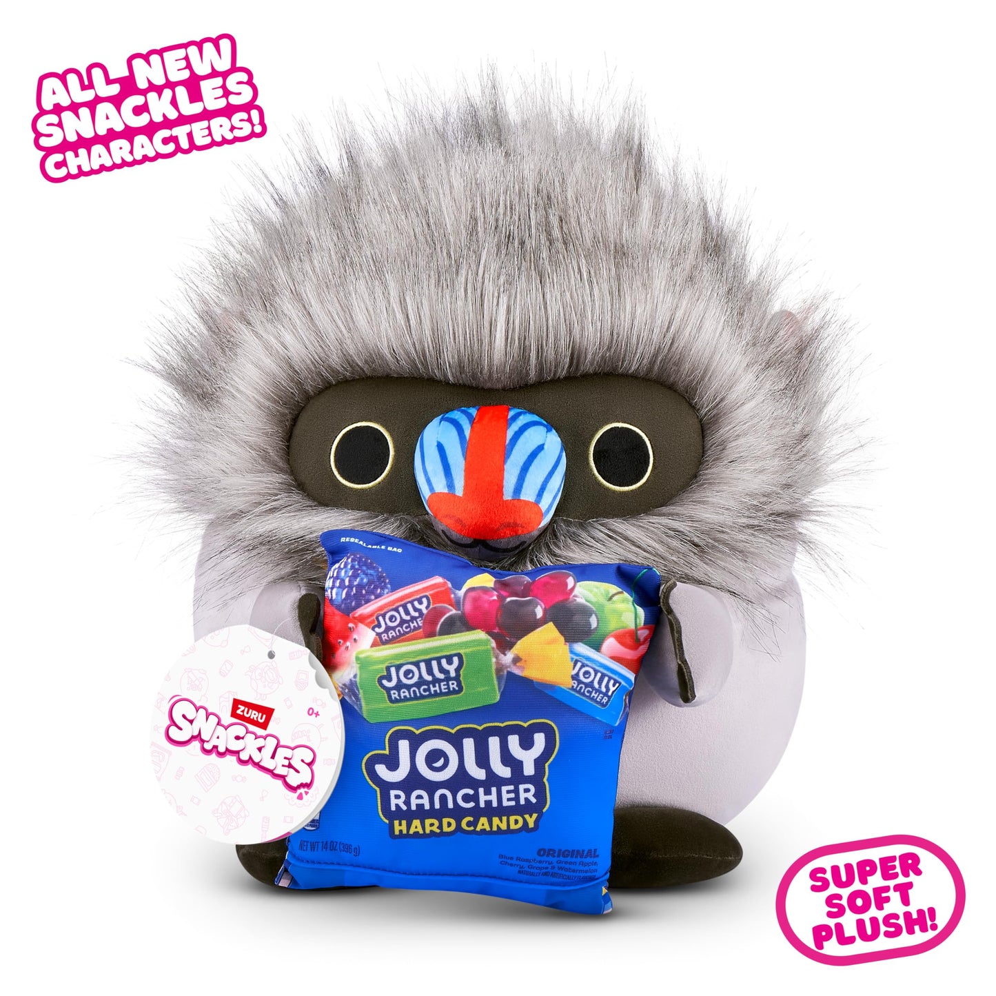 Snackles Licensed Series 3 8-inch Plush (Jacob) by ZURU, Plush with License Snack Brand Accessory