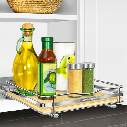 Elite Pull Out Spice Rack Organizer for Cabinet,10-1/4 in.
