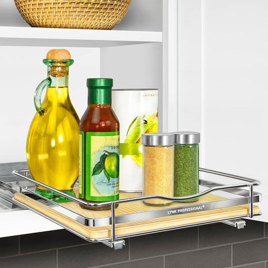 Elite Pull Out Spice Rack Organizer for Cabinet,10-1/4 in.