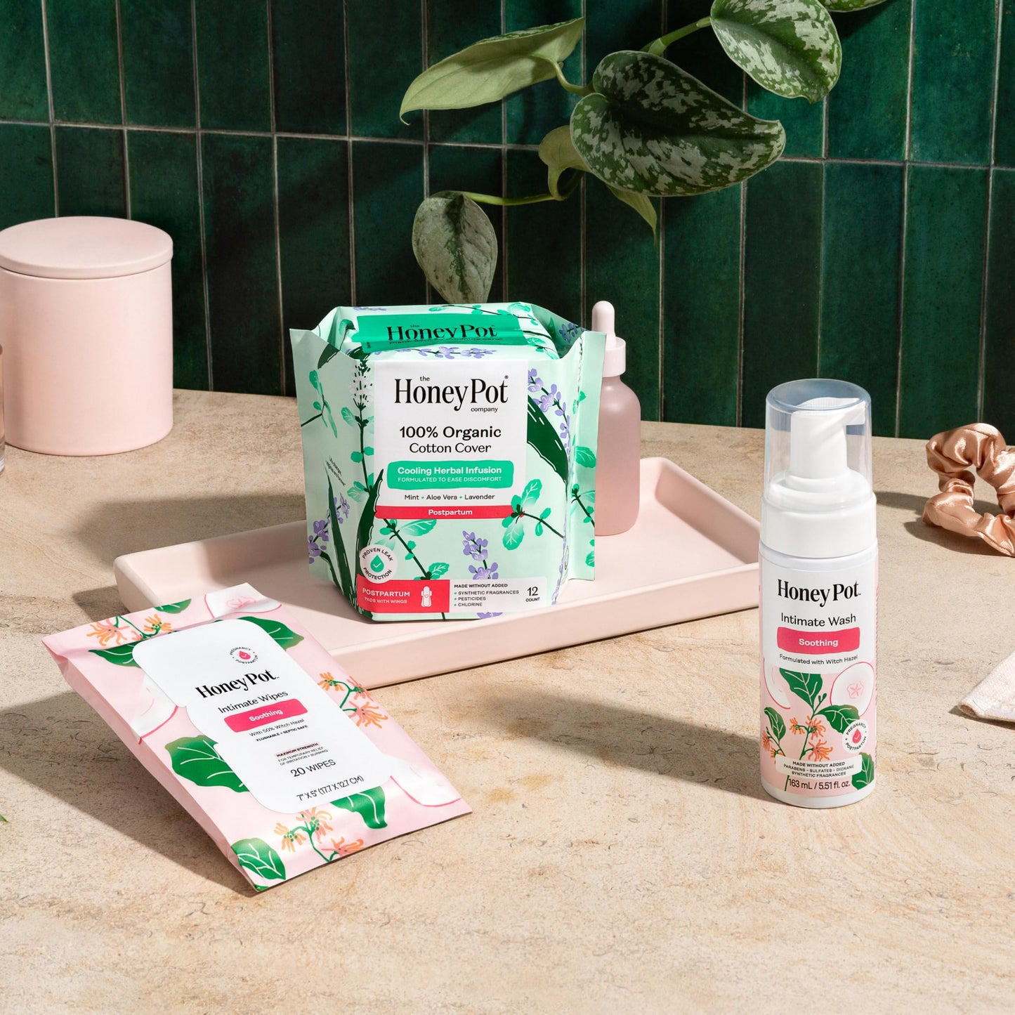 The Honey Pot Company - Feminine Wipes - 20ct
