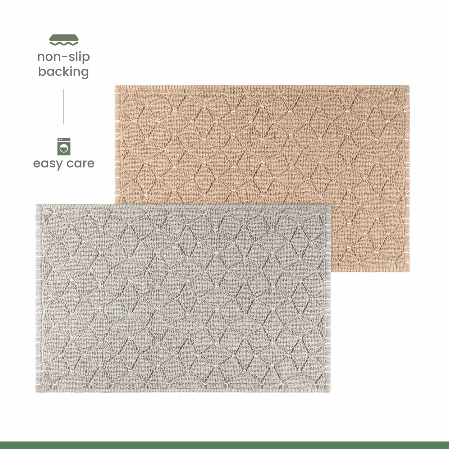 Martex Restore Geometric Bath Rug