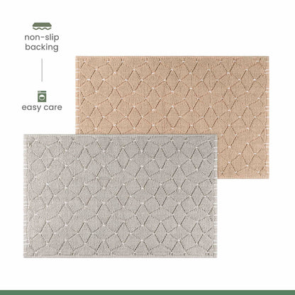 Martex Restore Geometric Bath Rug