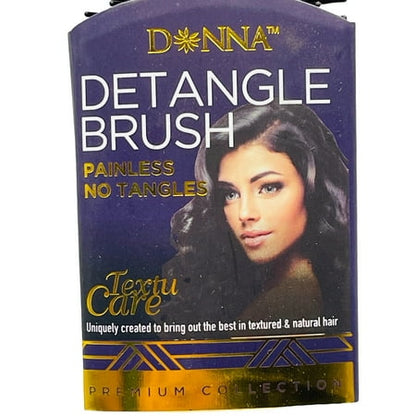 Donna Wood Detangle Brush Flexible Bristles Texture Care
