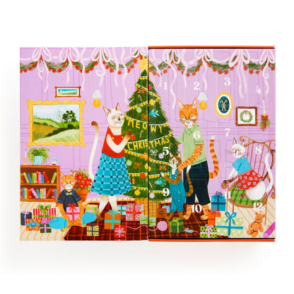 Galison Meowy Christmas 12 Days of Puzzles