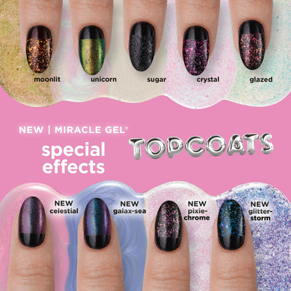 Miracle Gel Top Coat Nail Polish Pixie Chrome