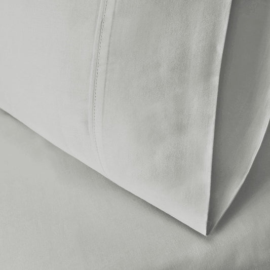 Superior Cotton Blend 600 Thread Count Pillowcases, Set of 2, Standard Size, Platinum