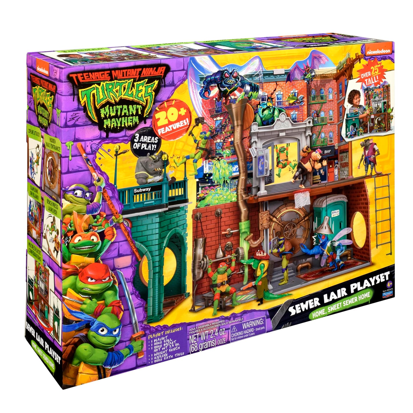 Mutant Mayhem Sewer Lair Playset