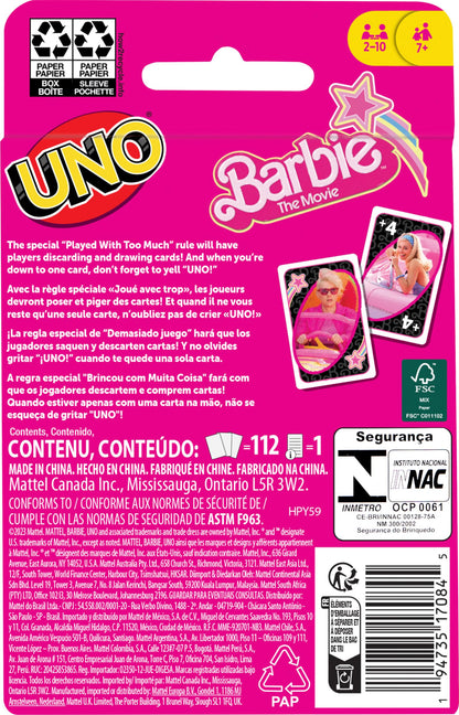 Mattel Games UNO Barbie