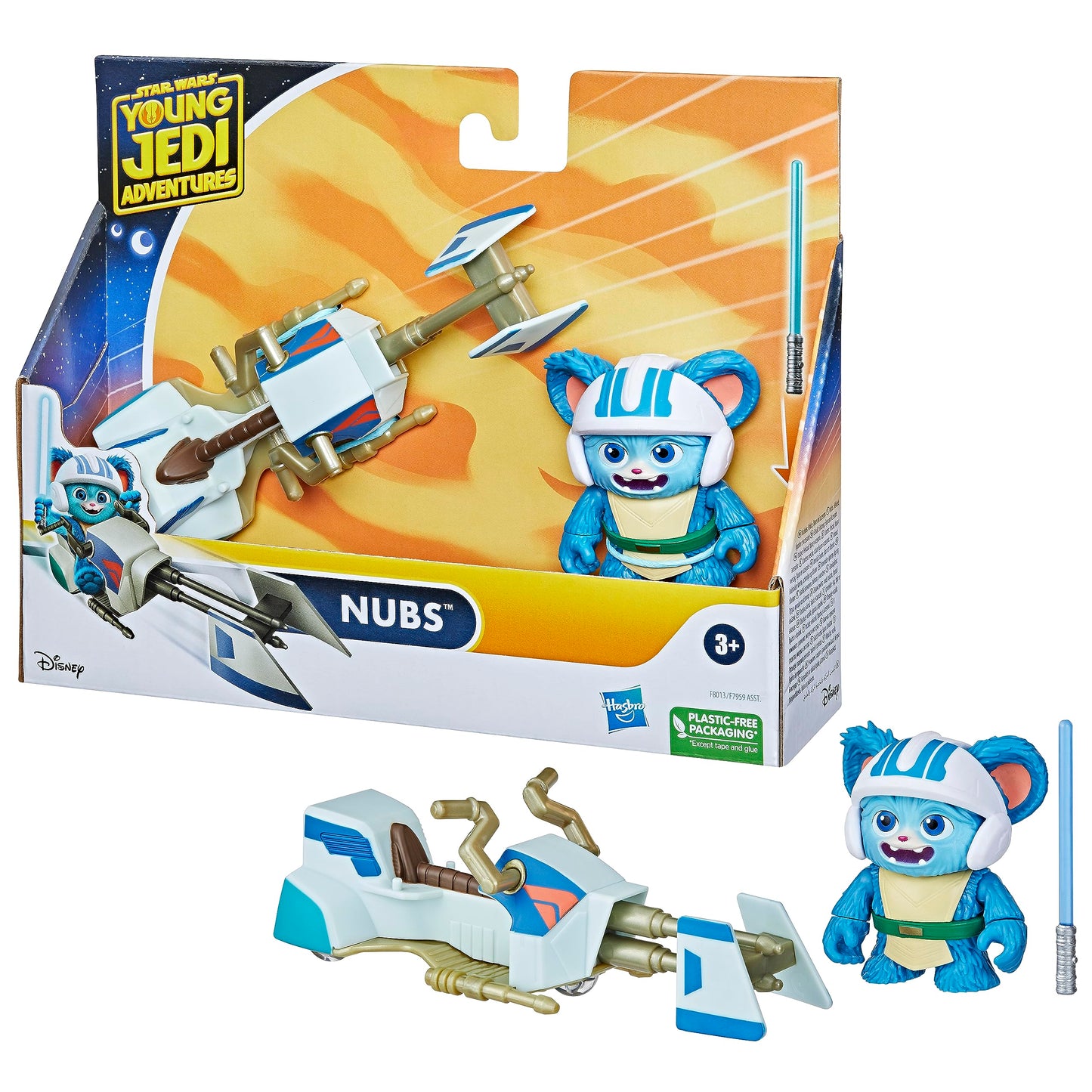 Star Wars Young Jedi Adventures Nubs Speeder Bike Toy