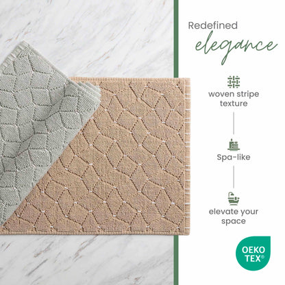 Martex Restore Geometric Bath Rug