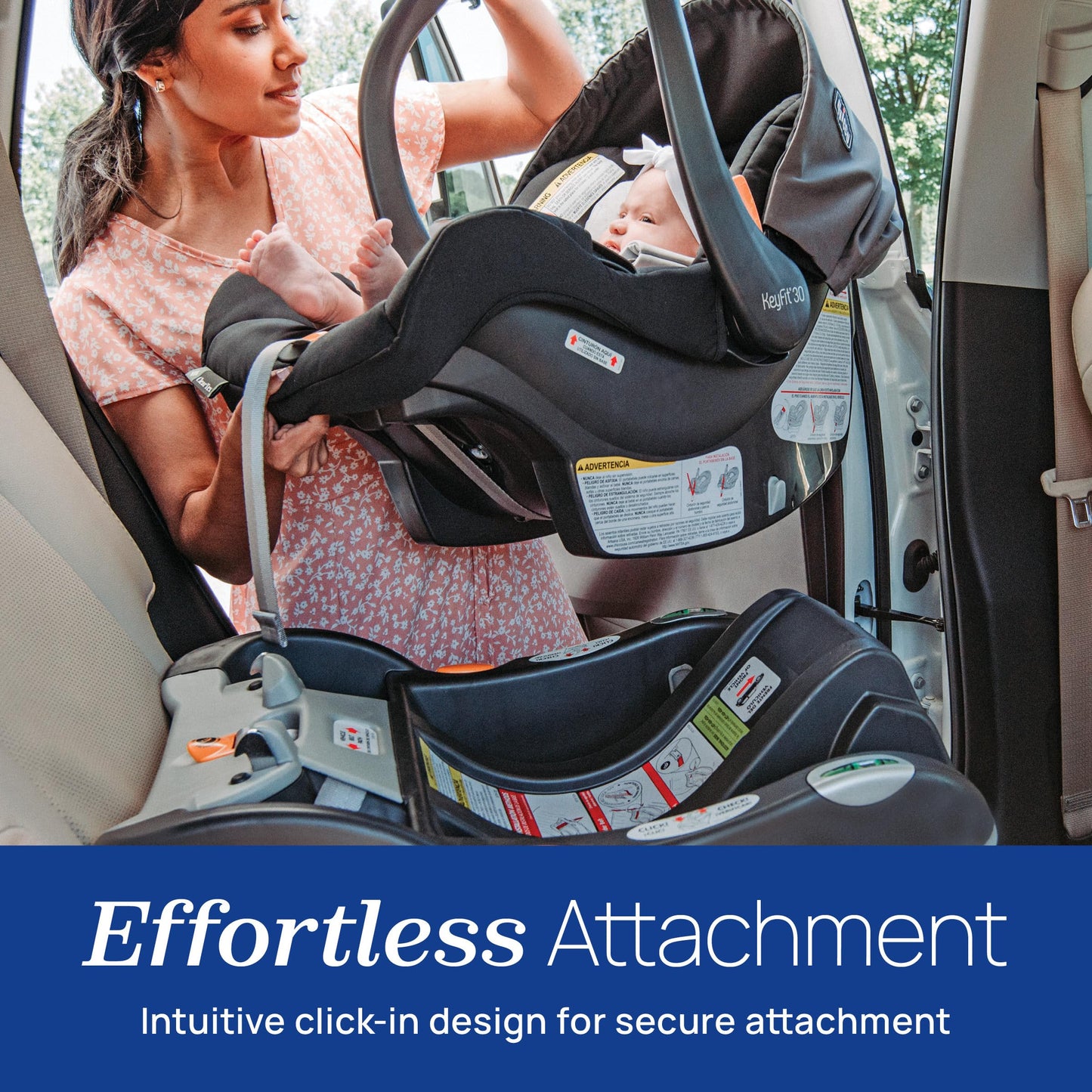 Chicco KeyFit 30 ClearTex Infant Car Seat with Base, Slate