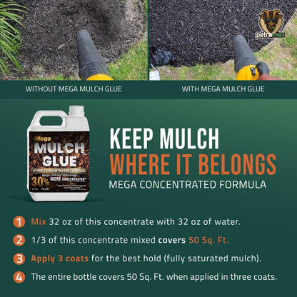PetraMax Mega Mulch Glue 32 oz