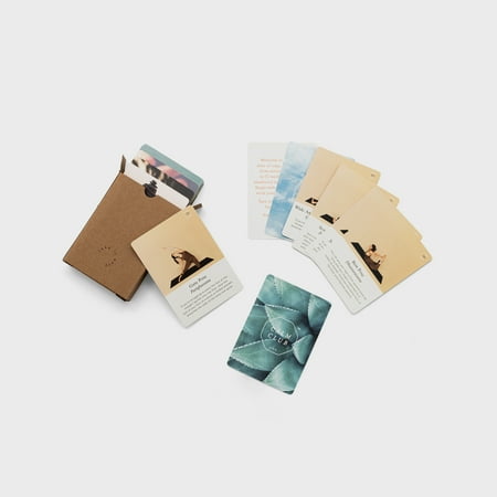 Calm Club | Yoga Cards | Yoga Card Deck with 52 Cards *Damaged Box*