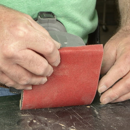 Gator 1/4 Inch 120 Grit Red Resin Sandpaper, 6 Pack