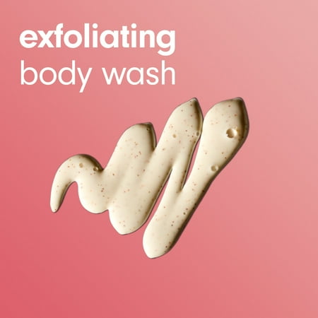 Softsoap Exfoliating Body Wash, All Skin Types, Coconut Butter, 20 fl oz Bottle