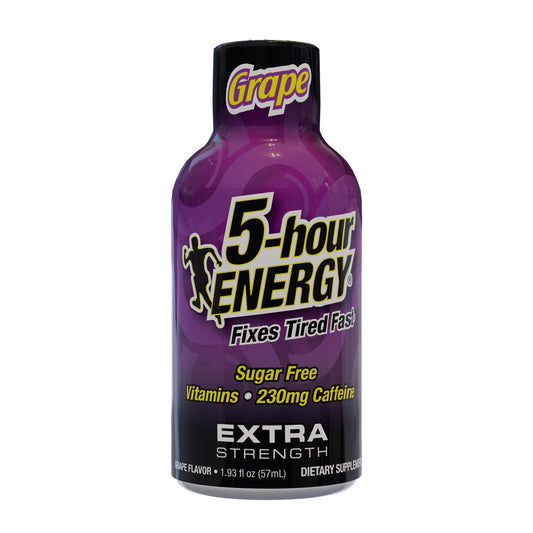 5-hour Energy Extra Strength Sugar Free Grape Energy Shot 1.93 oz *Exp 02/27*