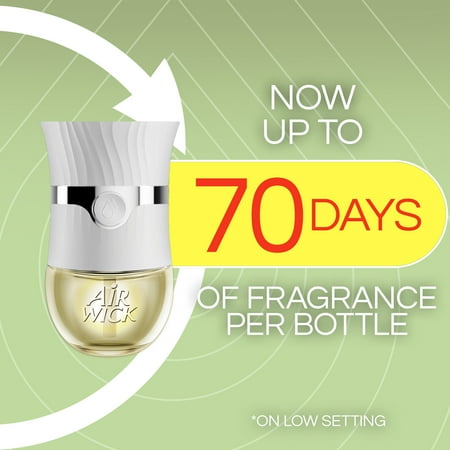 Air Wick Vibrant Plug-In Scented Oil Air Freshener Warmer Refill, Sweet Vanilla and Shea Butter *Damaged Box*