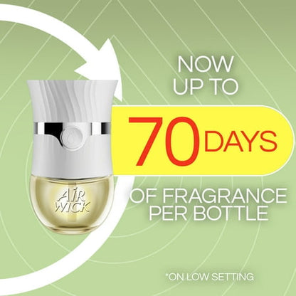 Air Wick Vibrant Plug-In Scented Oil Air Freshener Warmer Refill, Sweet Vanilla and Shea Butter *Damaged Box*