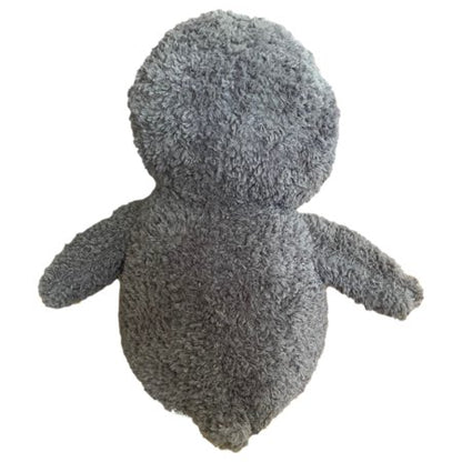 Hug Me Fuzzy Gray Super Soft 15 Inch Penguin Stuffed Animal, Plush Penquin Pal