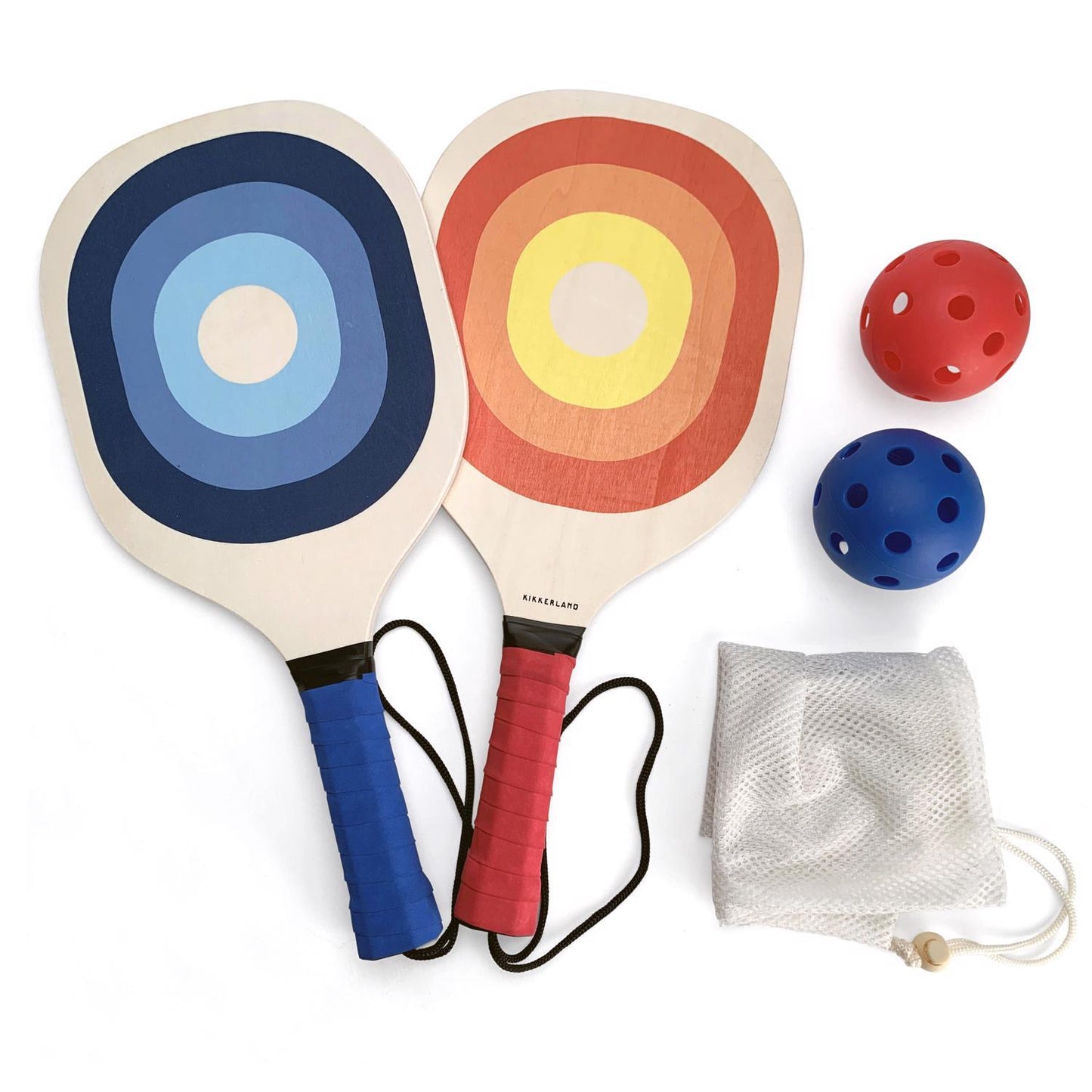 Kikkerland Pickleball Game Set Multicolored 4 pc *Damaged Box*