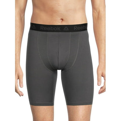 Men's XL - Reebok Underwear Tech Comfort Long Length Boxer Brief - 3 Pack