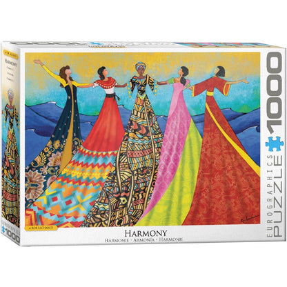 Eurographics Harmony Jigsaw Puzzles Multicolored 1000 pc
