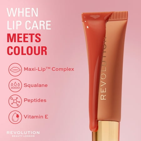 Revolution Juicy Peptide Lip Balm Clear Ice