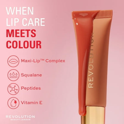 Revolution Juicy Peptide Lip Balm Clear Ice