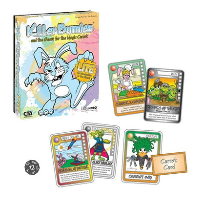 Playroom Entertainment Killer Bunnies Lite - An Introduction To The Quest for the Magic Carrot Game, 2-8 Players Ages 13+