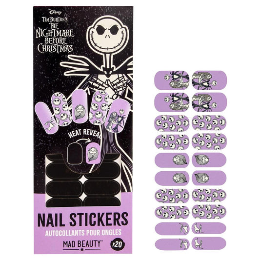 Mad Beauty Disney Multicolored Nightmare Before Christmas Nail Stickers 1 pk *Damaged Package*