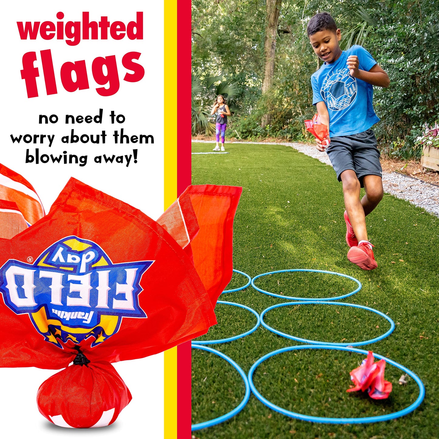 Franklin Field Day Deluxe Tic Tac Toe Racing for Kids and Adults