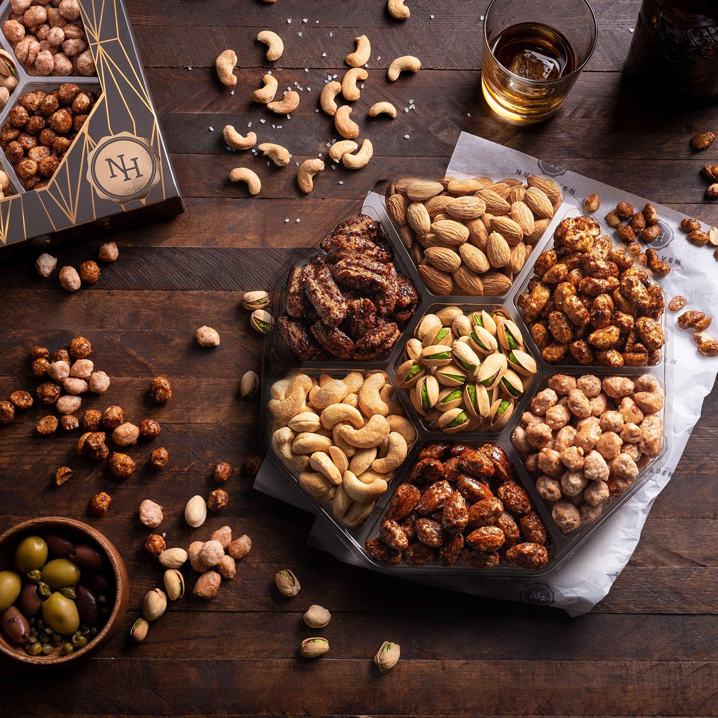 Holiday Gourmet Nut Gift Basket BB 9/26