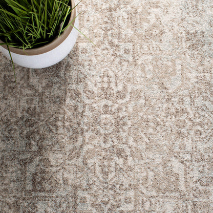 SAFAVIEH Area Rug 9x12 - Evoke Collection - Large - Ivory & Taupe