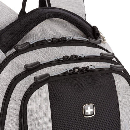SwissGear Cecil 5505 Laptop Backpack, Heather Grey, 18-Inch