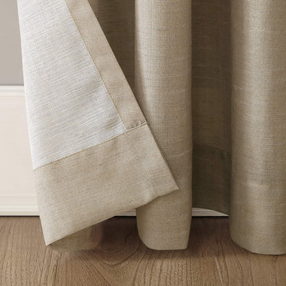 Semi-Sheer Rod Pocket Curtain Panel 54 X95 Taupe 1-Piece