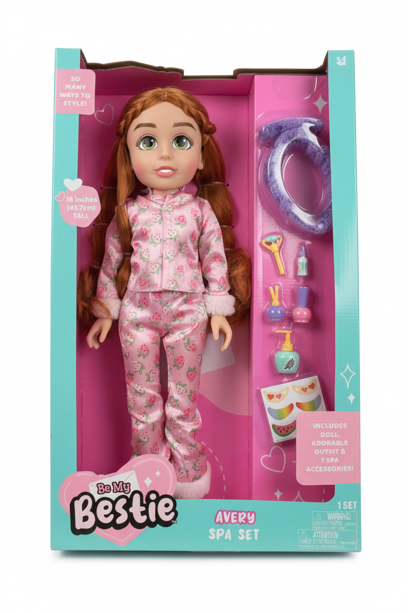Be My Bestie Doll Avery Spa Set