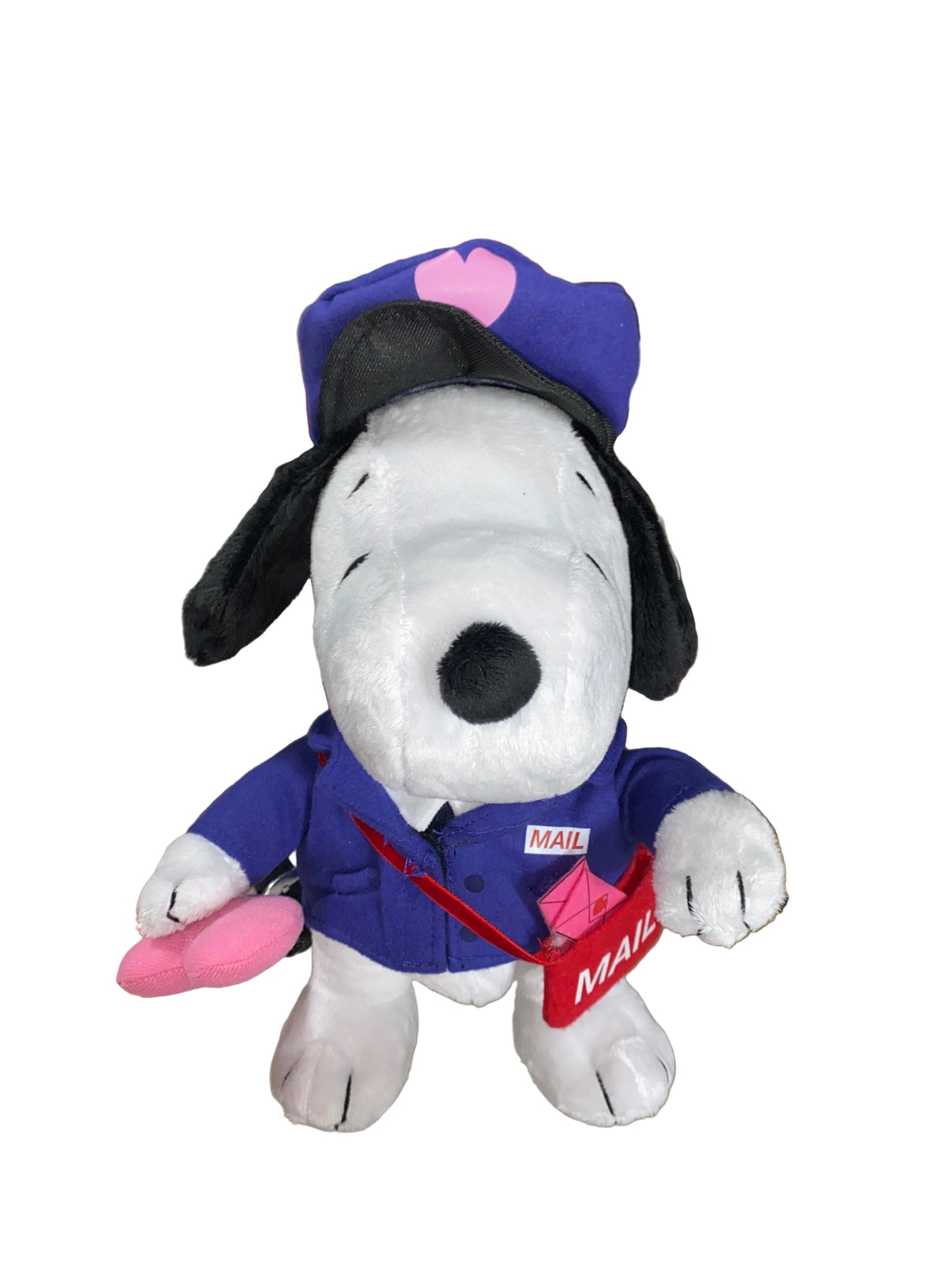 Snoopy Mailman Valentine s Peanuts 11  Plush Toy Stuffed Animal