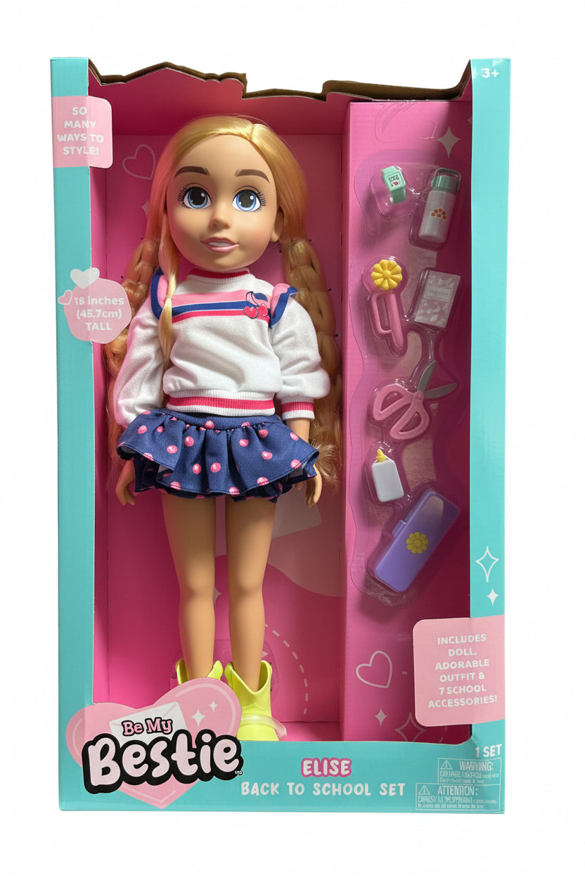 Be My Bestie Doll Elise Back To School