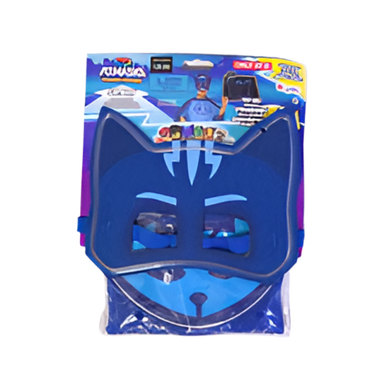 PJ Masks Catboy Accessory Kit LIGHT up MASK, Cape, and Logo Patch Costume!