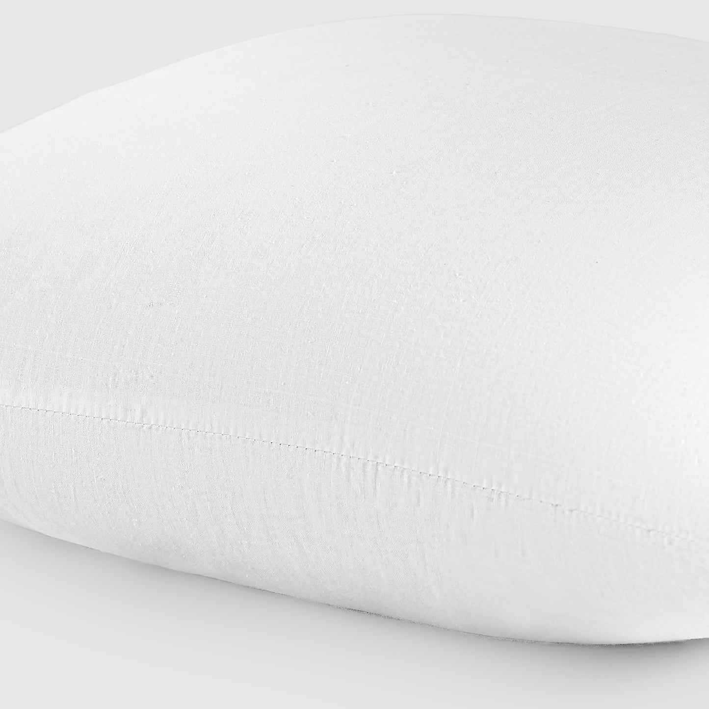 Cotton Throw Decor Pillow Insert with Polyester Fill - White