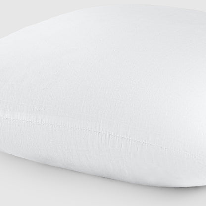 Cotton Throw Decor Pillow Insert with Polyester Fill - White
