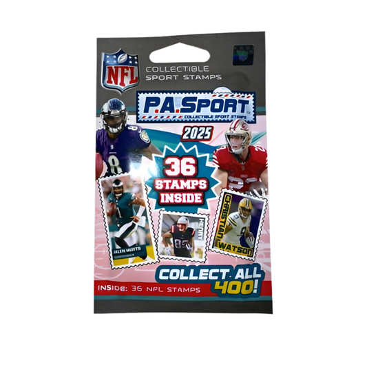 P.A. Sport NFL Series 3 Stamps 36 count Pack