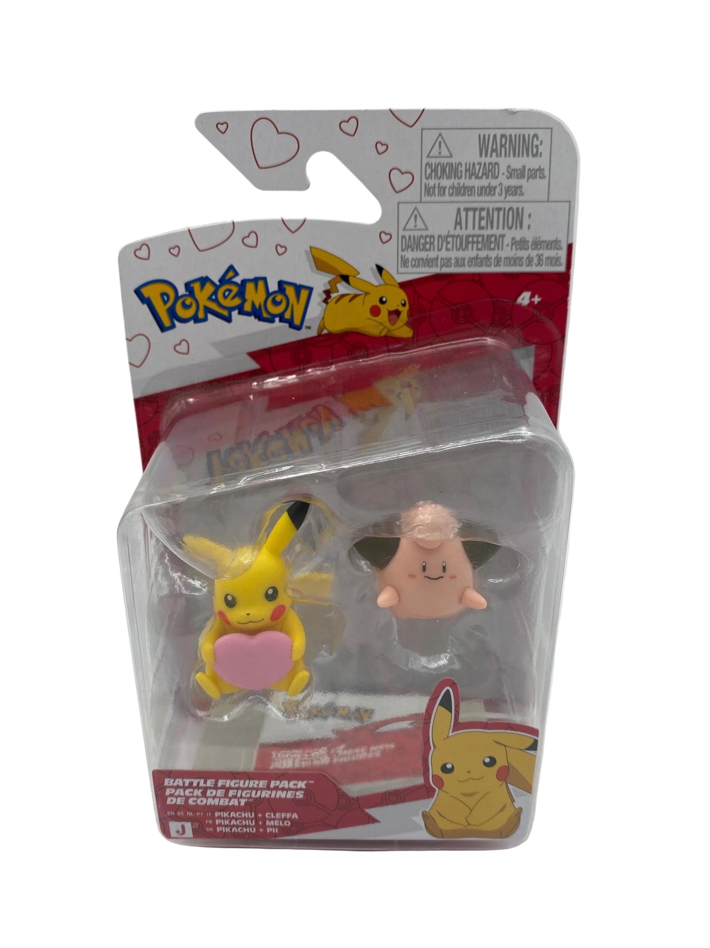 Pokemon Battle Figure Pikachu & Cleffa Mini Figure
