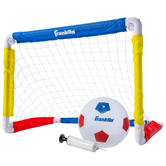 Franklin Sports Kids 24" x 17.5" Soccer Goal with Ball and Pump *DAMAGED BOX*