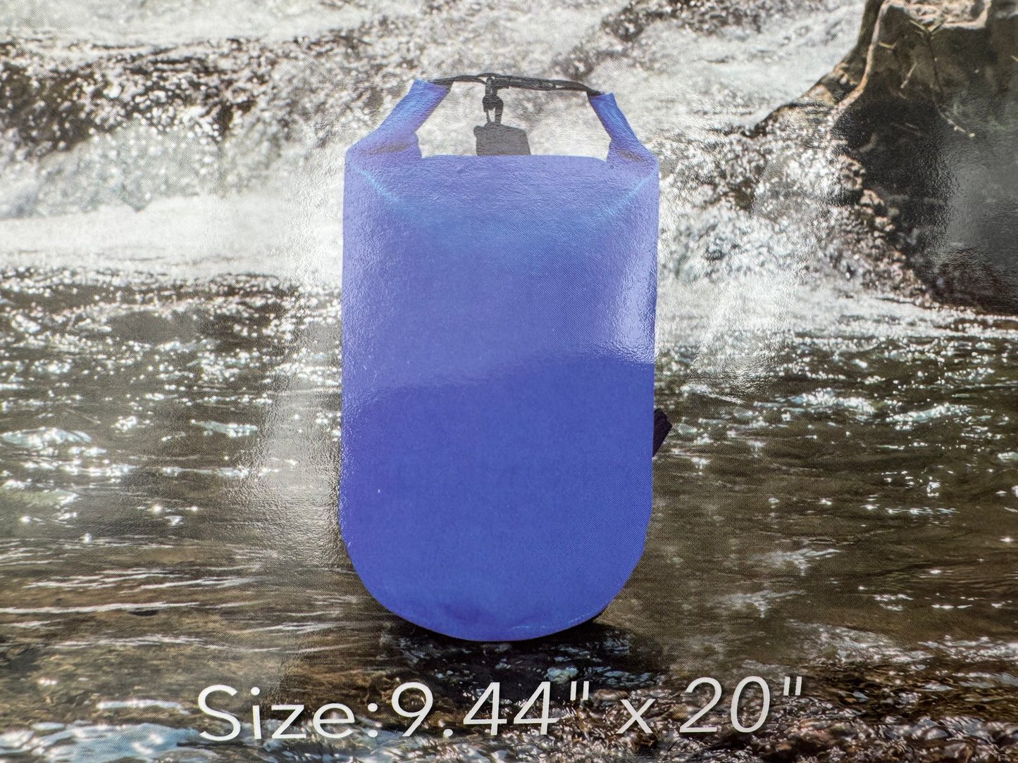 15L Blue Waterproof Dry Bag for Kayaking, Fishing, Camping & More