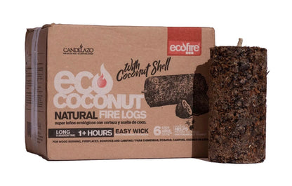 EcoFire - Coconut Natural Fire Logs (6Logs per case)
