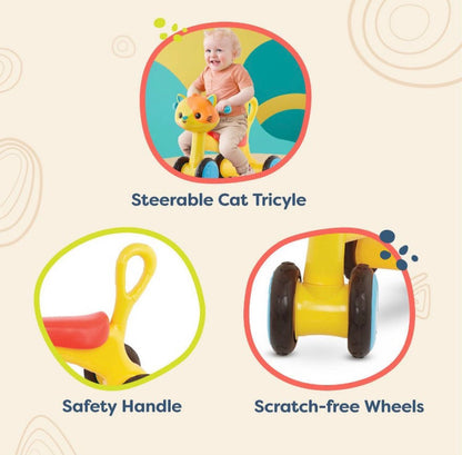 B.Toys - Ride-On Toy - Ridding Buddy - Cat
