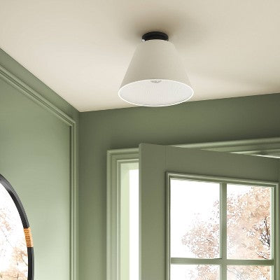 Flush Mount Simple Classics Collection Ceiling Light White