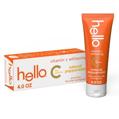 hello Vitamin C Whitening Toothpaste - 4oz *Exp 3/27*